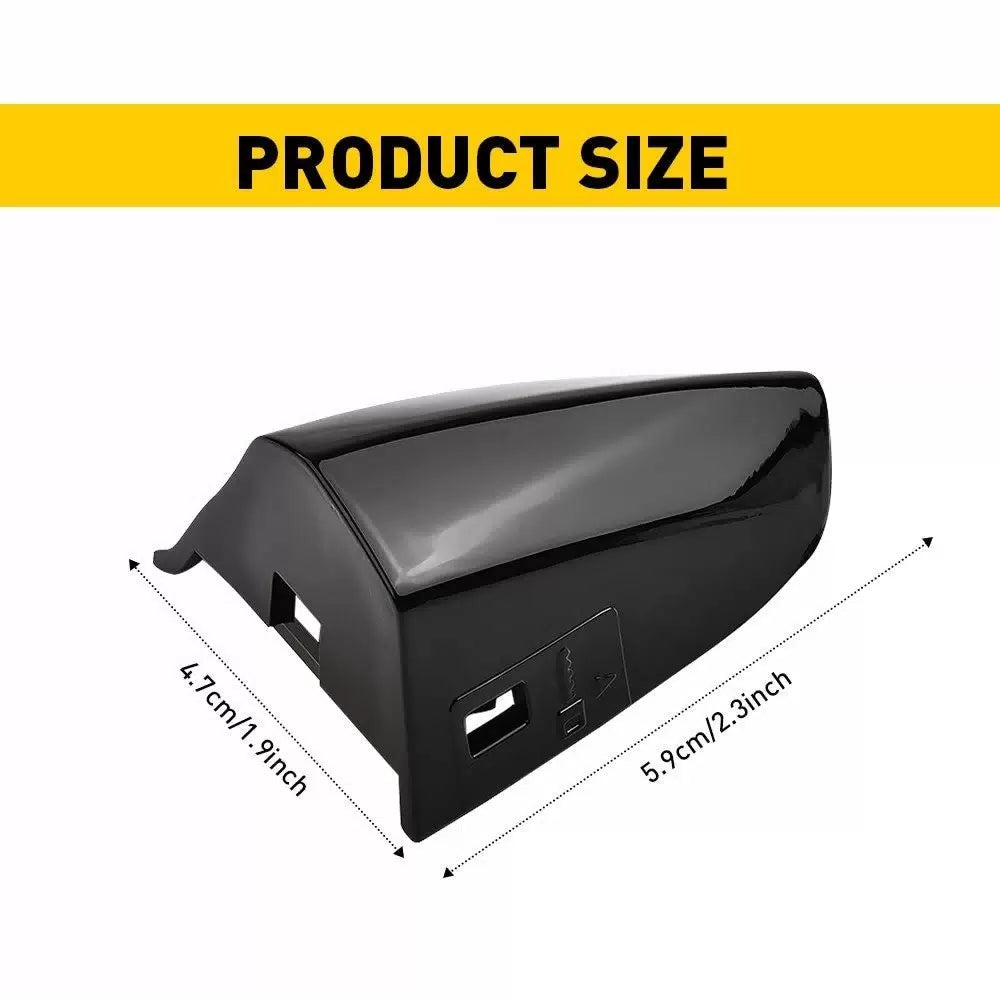 Fit Ford Mustang 2015-21 Shadow G1 Driver Door Handle Key Cap Cover Bezel USEOA 6B93BC-57 [6]