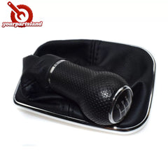 Fit VW Golf Jetta 98-05 Chrome 6 Speed Shifter Gear Shift Knob Gaitor Boot 6B93BC-57 [4]