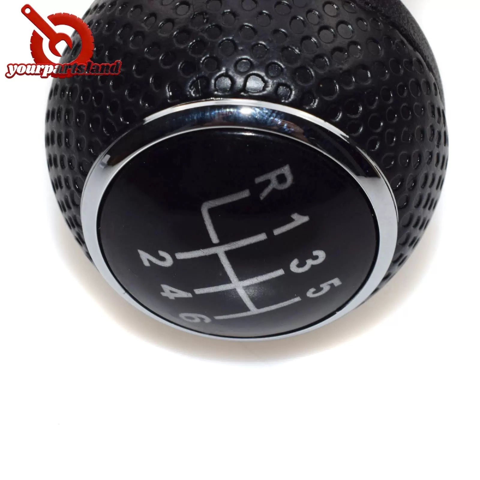 Fit VW Golf Jetta 98-05 Chrome 6 Speed Shifter Gear Shift Knob Gaitor Boot 6B93BC-57 [6]