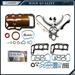 Fits 07-09 Dodge Ram 1500 3.7L 226CID V6 Full Gasket Set Timing Chain Kit KOEEP [1]