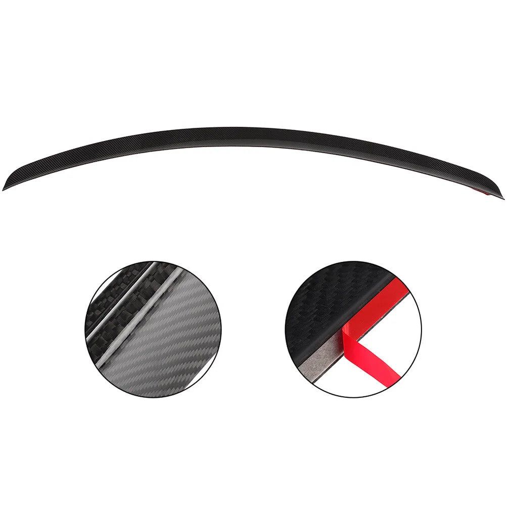 Fits 08-14 Mercedes Benz W204 C Class Real Carbon Fiber Rear 6B93BC-57 [4]