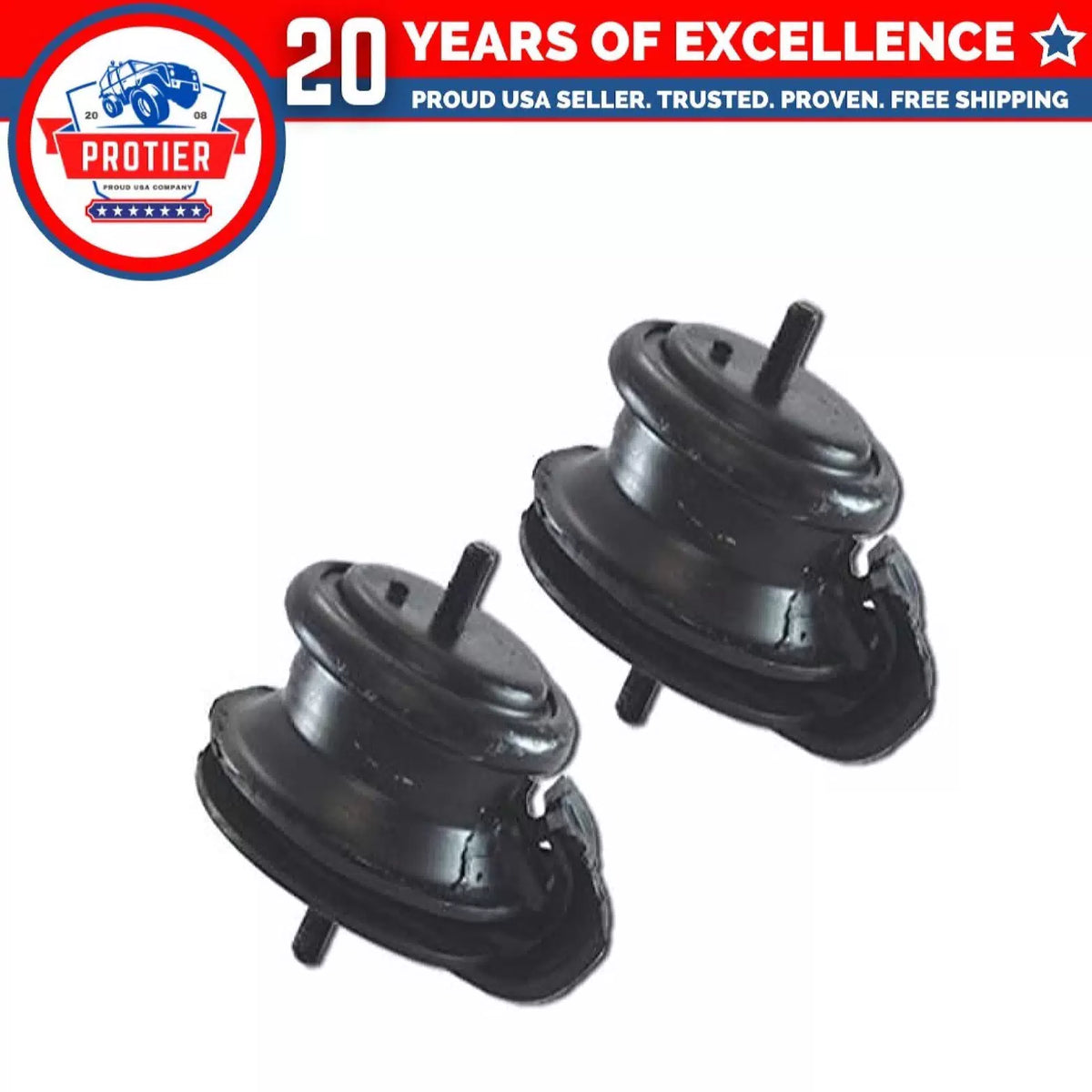 Fits 1990-1996 Nissan 300ZX Coupe 3.0L Front L & R Motor Mount Set 2PCS : 6B93BC-57 [1]