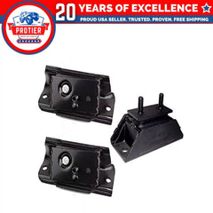 Fits 1994-1996 Ford Bronco 5.8L 4WD Engine Motor & Trans Mount Set 3pcs 6B93BC-57 [1]