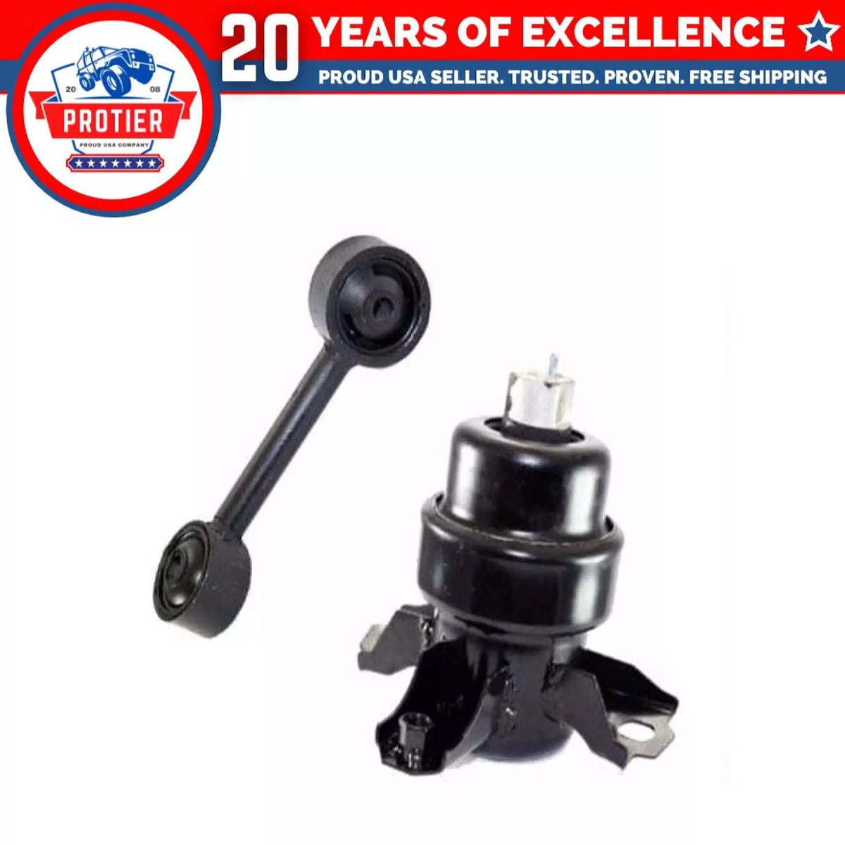 Fits 1994-1996 Toyota Camry 3.0L Front Motor & Front Right Torque Mount 2PCS : 6B93BC-57 [1]