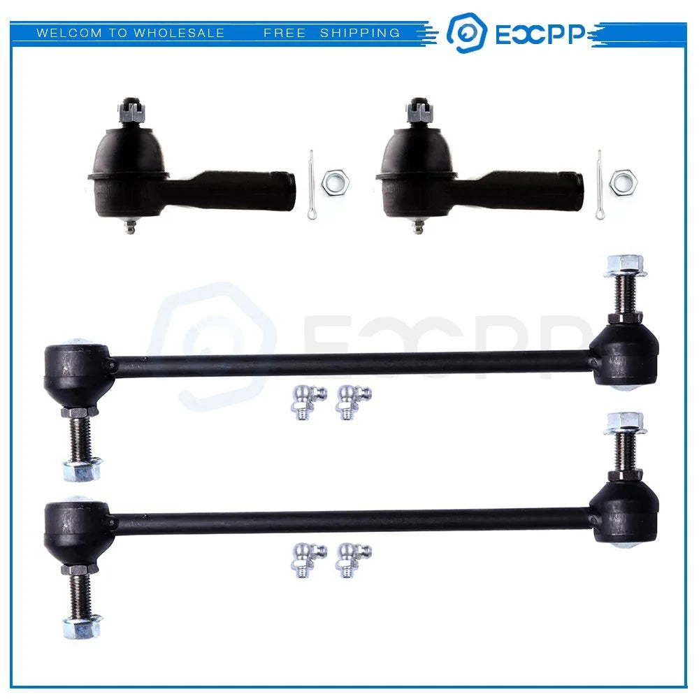 Fits 1999-2004 Honda Odyssey 4Pcs Front Outer Tie Rods Sway Bars Steering Part KOEEP [1]