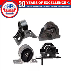 Fits 2000-2006 Nissan Sentra 1.8L MANUAL Motor & Trans Mount Set 4PCS : A4305, 6B93BC-57 [1]