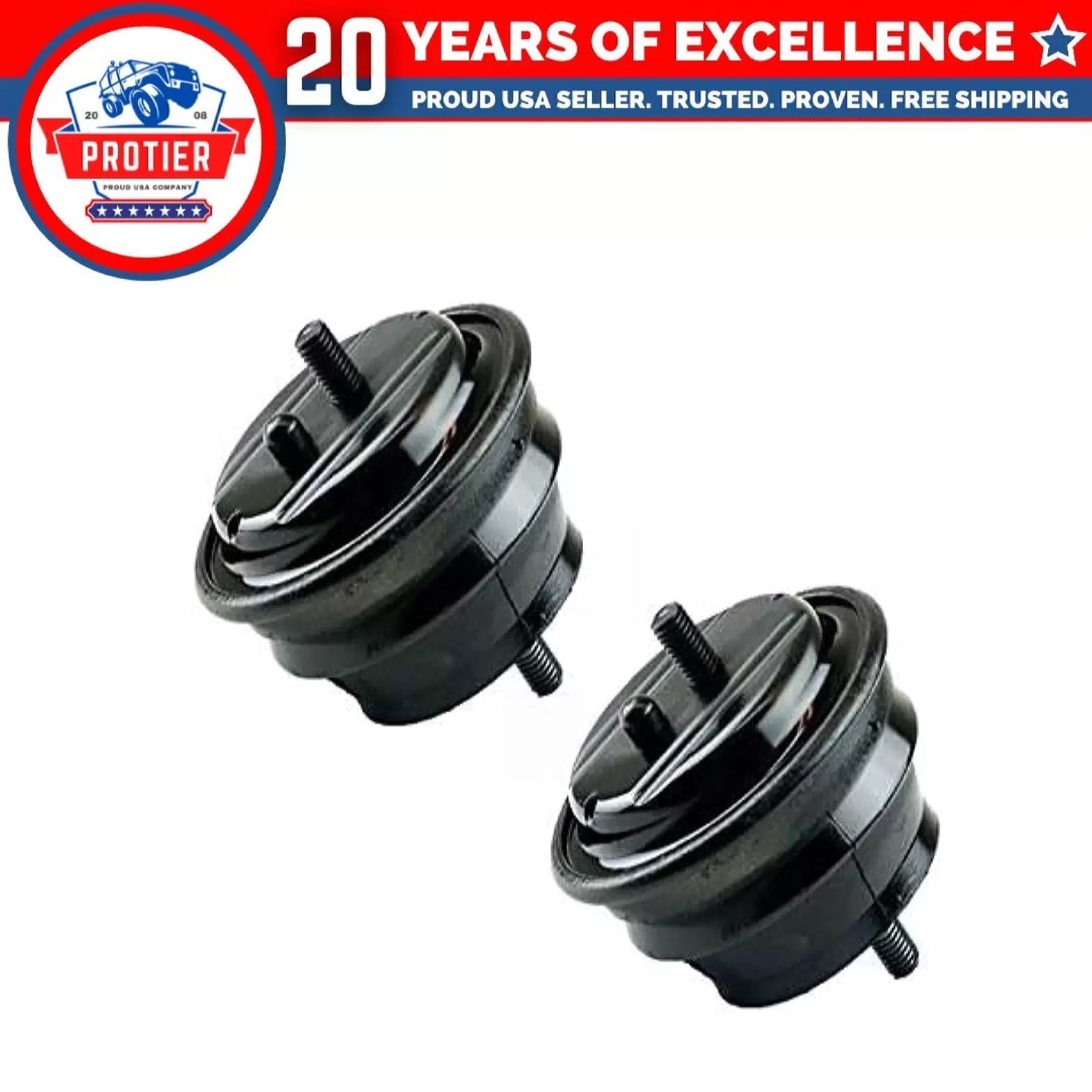 Fits 2001-2003 BMW 525i/530i 1997-2000 528i Front Left&Right Motor Mount Set 6B93BC-57 [1]