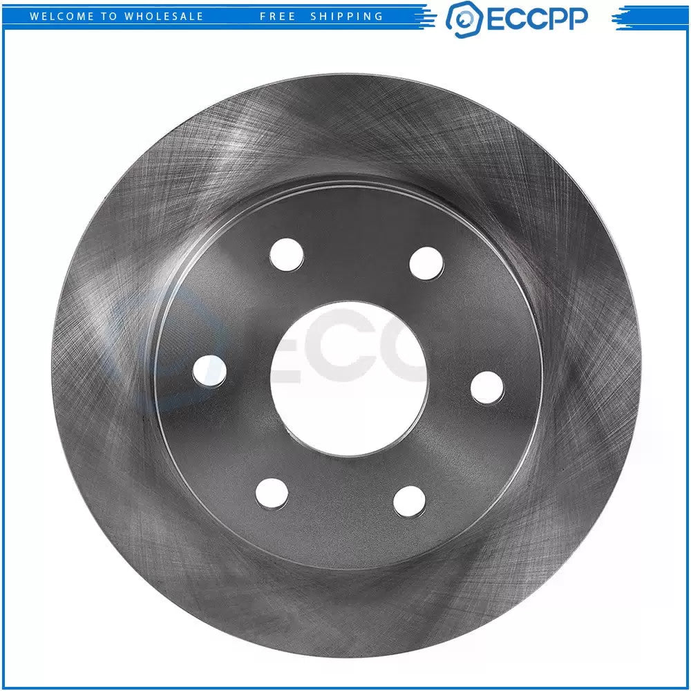 Fits 2002-2005 Cadillac Escalade 5.3L Front Sloid Brake Rotors & Ceramic Pads 6B93BC-57 [6]