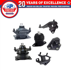 Fits 2003-2007 Honda Accord 2.4L AUTO Engine Motor & Trans Mount Set 6PCS : 6B93BC-57 [1]