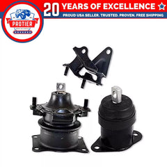 Fits 2003-2007 Honda Accord 2.4L MANUAL Front & FR RT Motor/RR Trans Mount 3pc 6B93BC-57 [1]