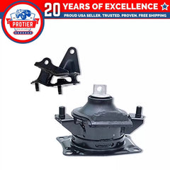 Fits 2003-2007 Honda Accord 2.4L MANUAL Rear Motor & Rear Trans Mount 2pcs : 6B93BC-57 [1]