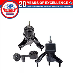 Fits 2004-2007 Toyota Highlander 3.3L Except Hybrid Motor & Trans Mount Set 3pc 6B93BC-57 [1]