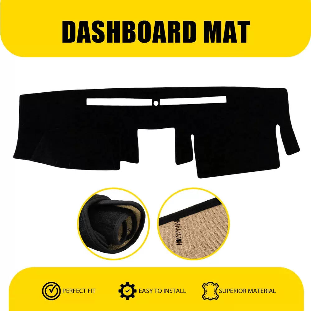 Fits 2005-2020 NISSAN FRONTIER DASH COVER MAT DASHBOARD PAD CHARCOAL BLACK EOA 6B93BC-57 [11]