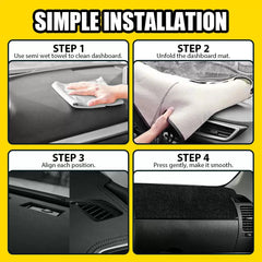 Fits 2005-2020 NISSAN FRONTIER DASH COVER MAT DASHBOARD PAD CHARCOAL BLACK EOA 6B93BC-57 [3]