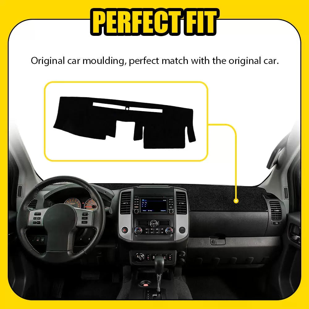 Fits 2005-2020 NISSAN FRONTIER DASH COVER MAT DASHBOARD PAD CHARCOAL BLACK EOA 6B93BC-57 [5]