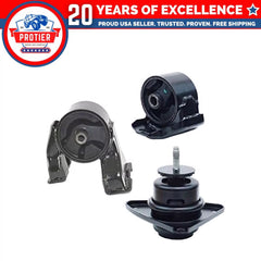 Fits 2007-2011 Hyundai Elantra 2.0L MANUAL Trans Engine Motor Mount Set 3PCS : 6B93BC-57 [1]