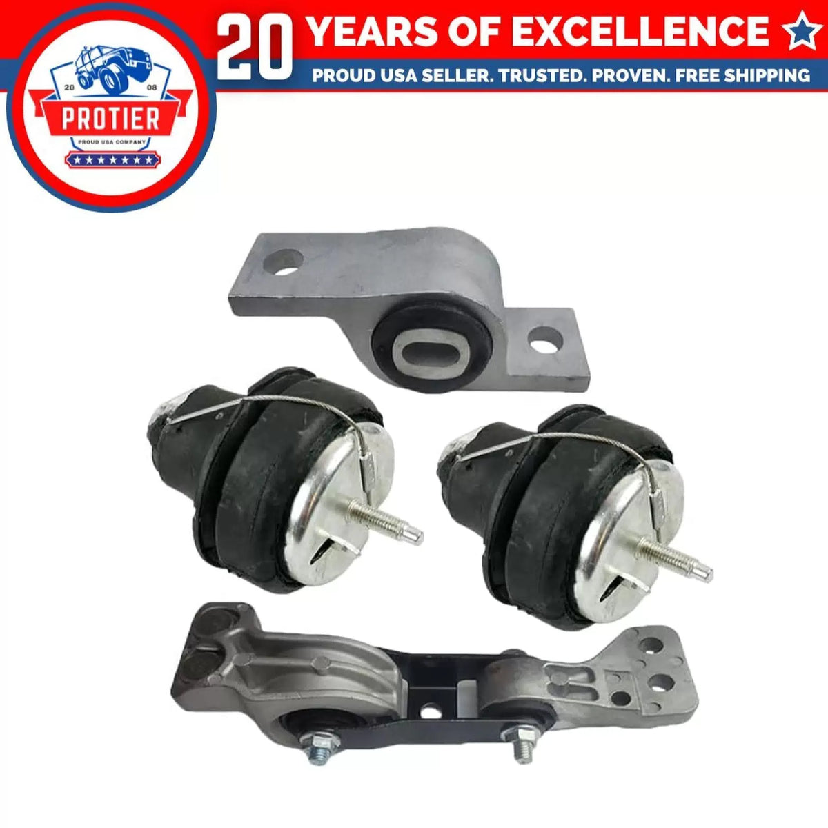 Fits 2007-2014 Volvo XC90 3.2L Engine Motor & Torque Strut Mount Set | A4003 6B93BC-57 [1]