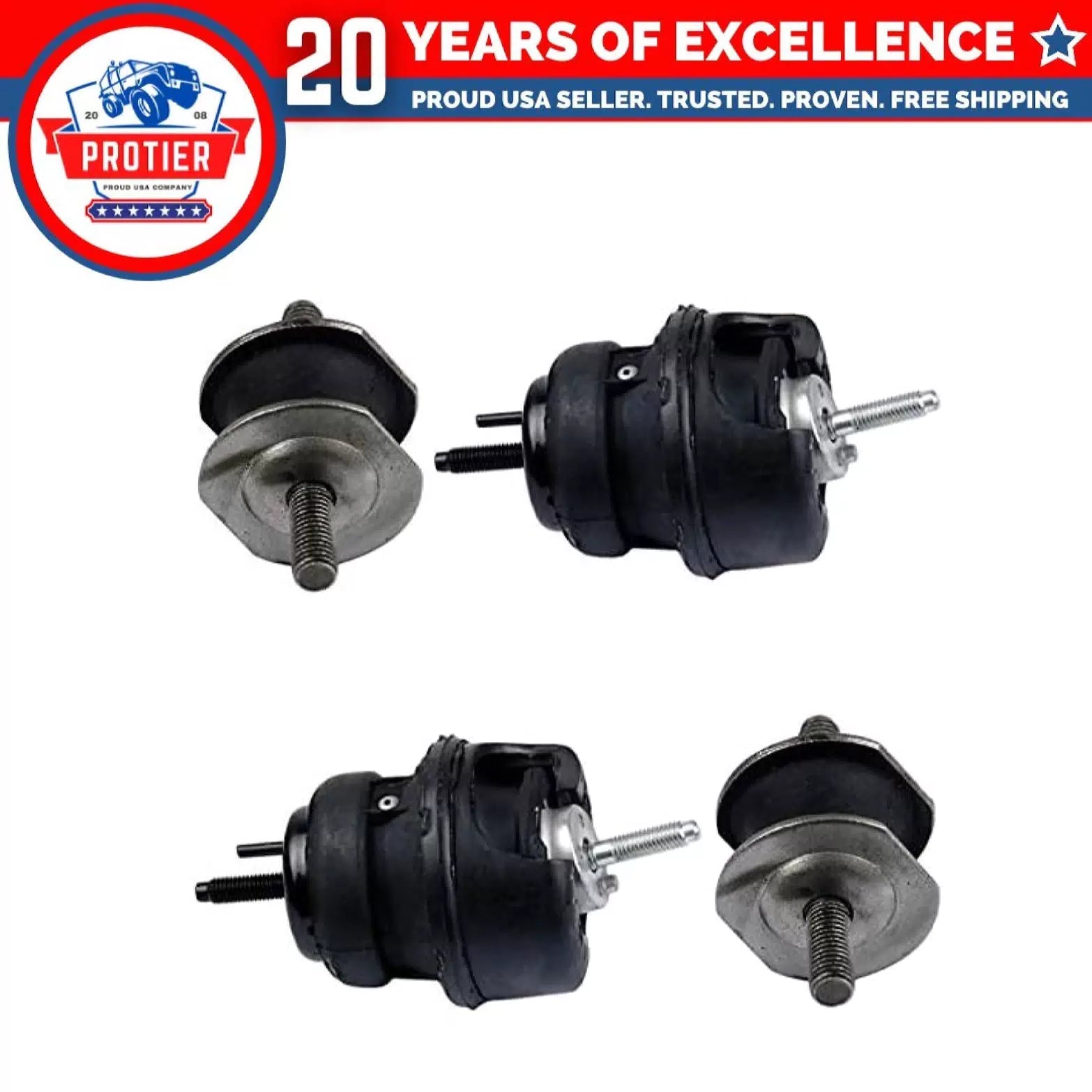 Fits 2008-2014 Cadillac CTS 3.0L 3.6L RWD Engine Motor & Transmission Mount Set 6B93BC-57 [1]