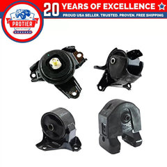 Fits 2009-2010 Hyundai Sonata 2.4L w/AUTO Motor & Trans Mount Set 4PCS : A7162, 6B93BC-57 [1]