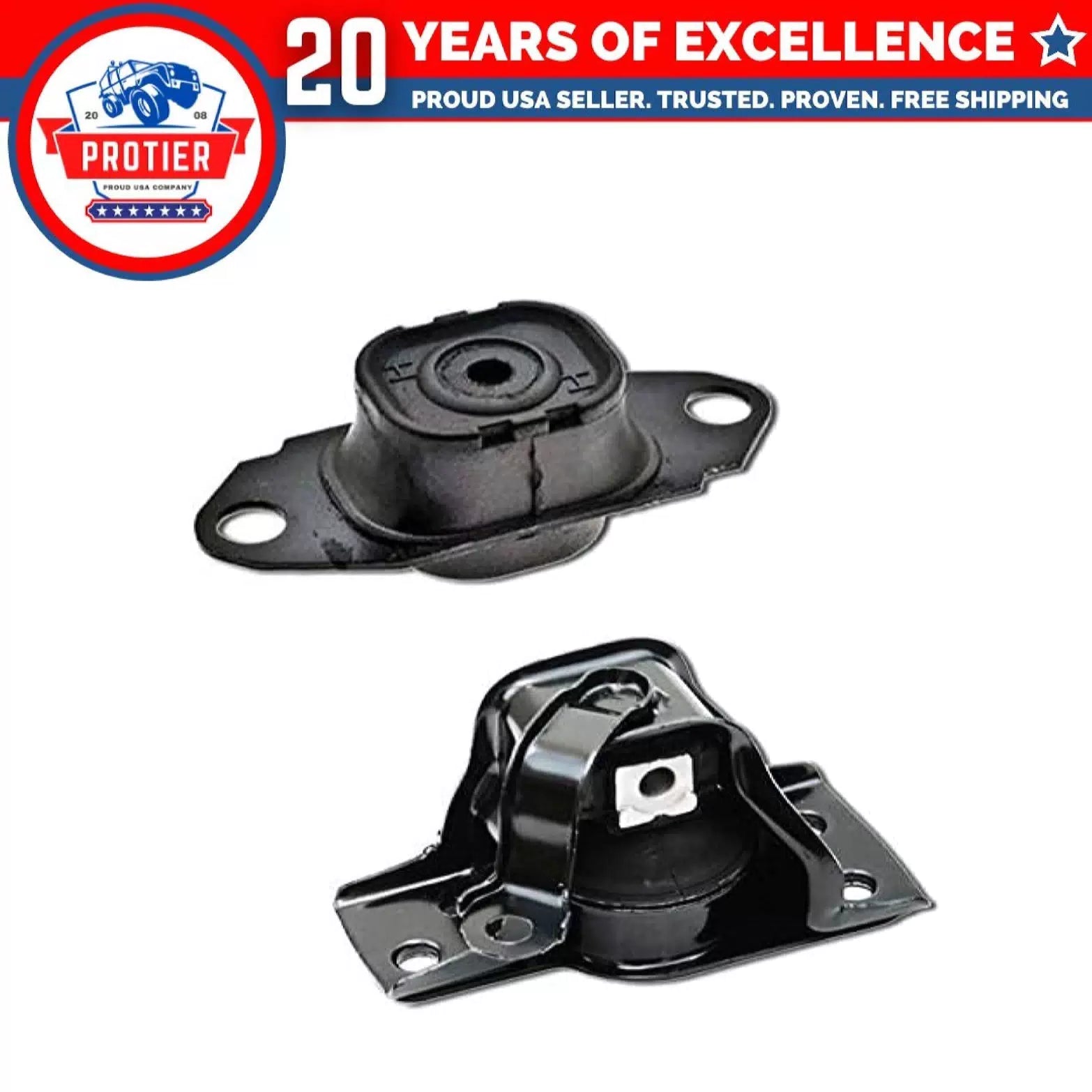 Fits 2009-2011 Nissan Versa 1.6L Front Right Motor & Transmission Mount 2PCS : 6B93BC-57 [1]