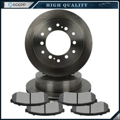 Fits 2010 2011 2012 - 2021 LEXUS GX460 Rear Ceramic Brake Pads and Rotors Discs KOEEP [1]