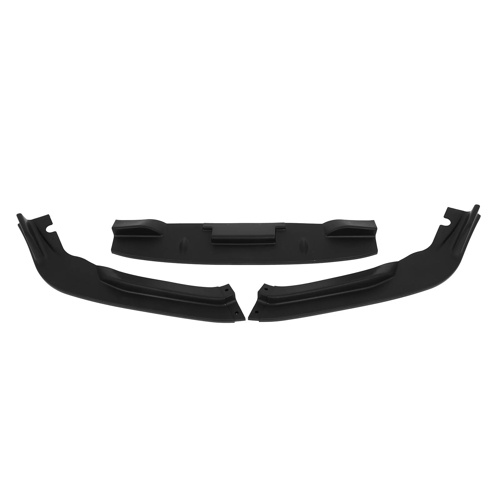 Fits 2011-2012 Honda CR-Z JP-Style 3pcs Matte Black Front Bumper Lip Spoiler 6B93BC-57 [7]