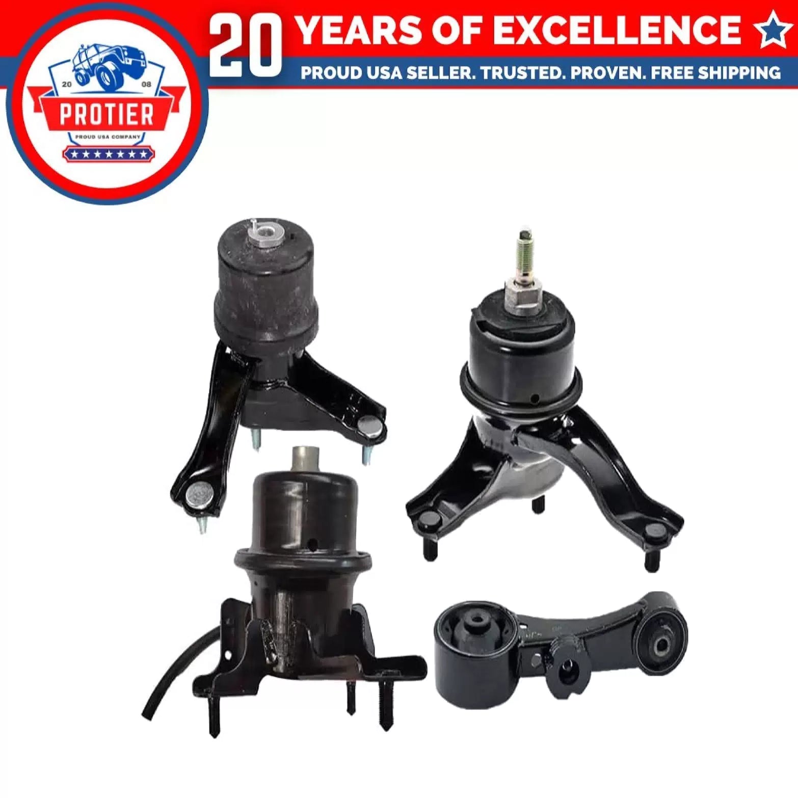 Fits 2015-2020 Toyota Sienna 3.5L AUTO AWD Engine Motor & Trans Mount | 6B93BC-57 [1]