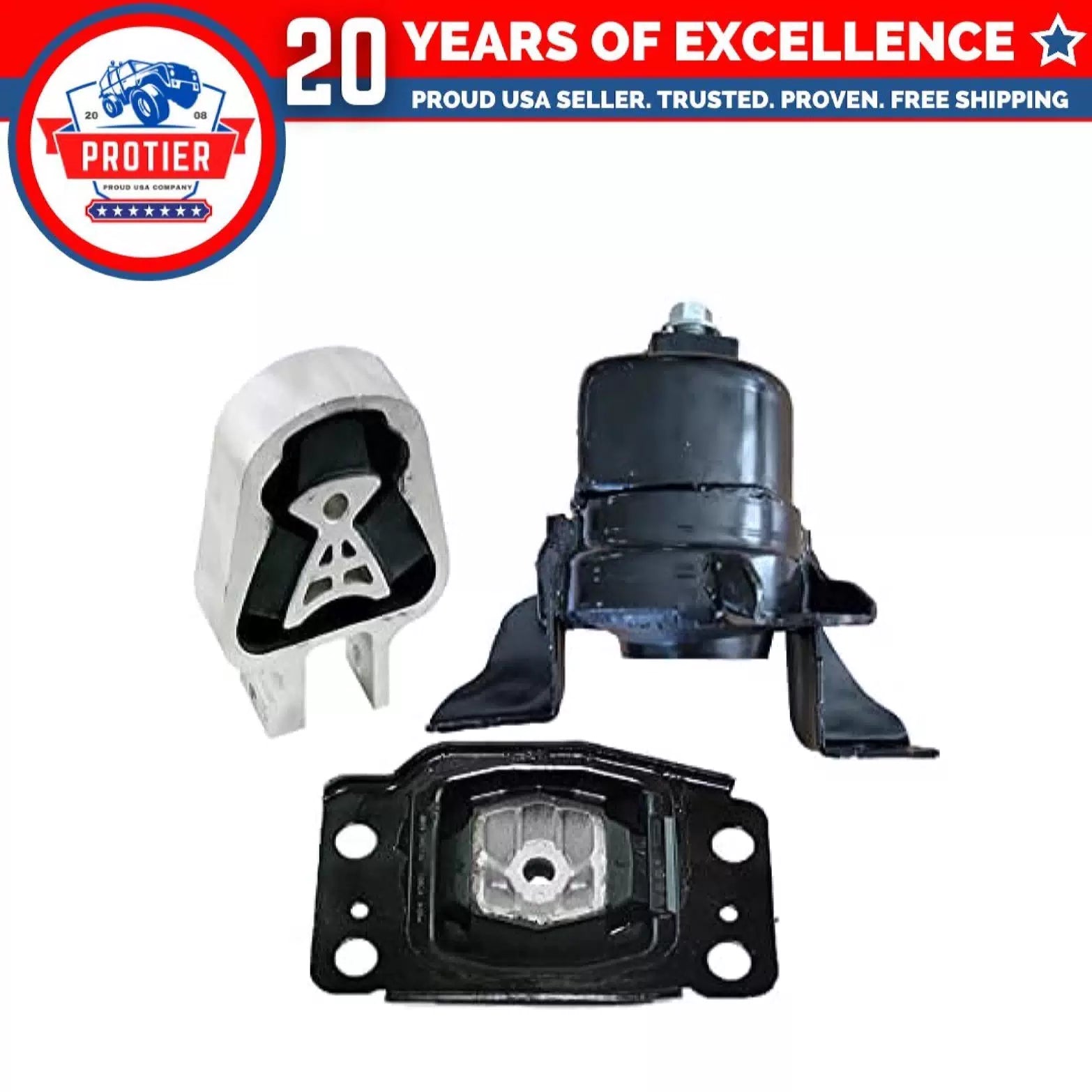 Fits 2015-2021 Ford Edge 2.0L Engine Motor&Transmission Mount 6B93BC-57 [1]