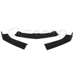 Fits 2016-2021 Camaro 3-Pcs Painted Black Front Bumper Spoiler Lip KOEEP [3]