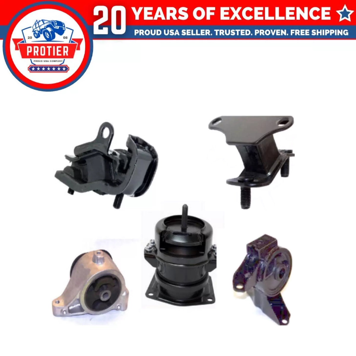 Fits Acura MDX 3.5 Engine Motor & Trans Mount 5PCS Set 2001 - 2002 6B93BC-57 [1]