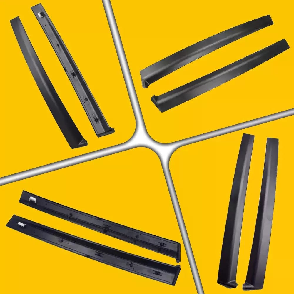 Fits For 1992-1995 Honda Civic 2 3 Dr LH&RH Door Garnish Trim Pillar Sash Set EA 6B93BC-57 [5]