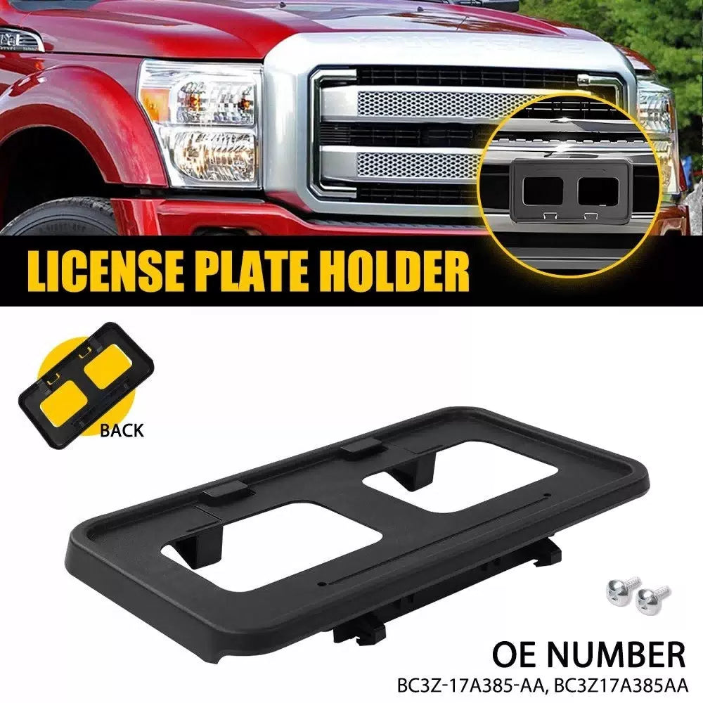 Fits For Ford F250 Duty Super 2011-2016 Front License Plate Tag Bracket Holder 6B93BC-57 [1]