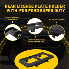 Fits For Ford F250 Duty Super 2011-2016 Front License Plate Tag Bracket Holder 6B93BC-57 [4]
