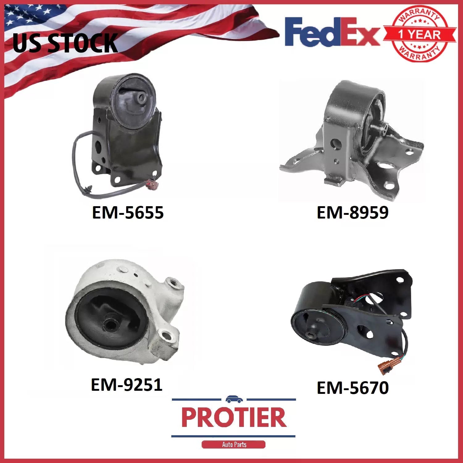 Fits Infiniti I30/I35 1996 - 2004 3.0L/3.5L Auto Engine & Transmission Mount Set 6B93BC-57 [1]