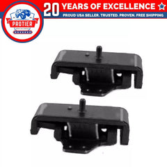 Fits Nissan 720 2.2L 2.4L 1983-1985 GAS 4WD Front Motor Mount 2PC Set : A6387, 6B93BC-57 [1]