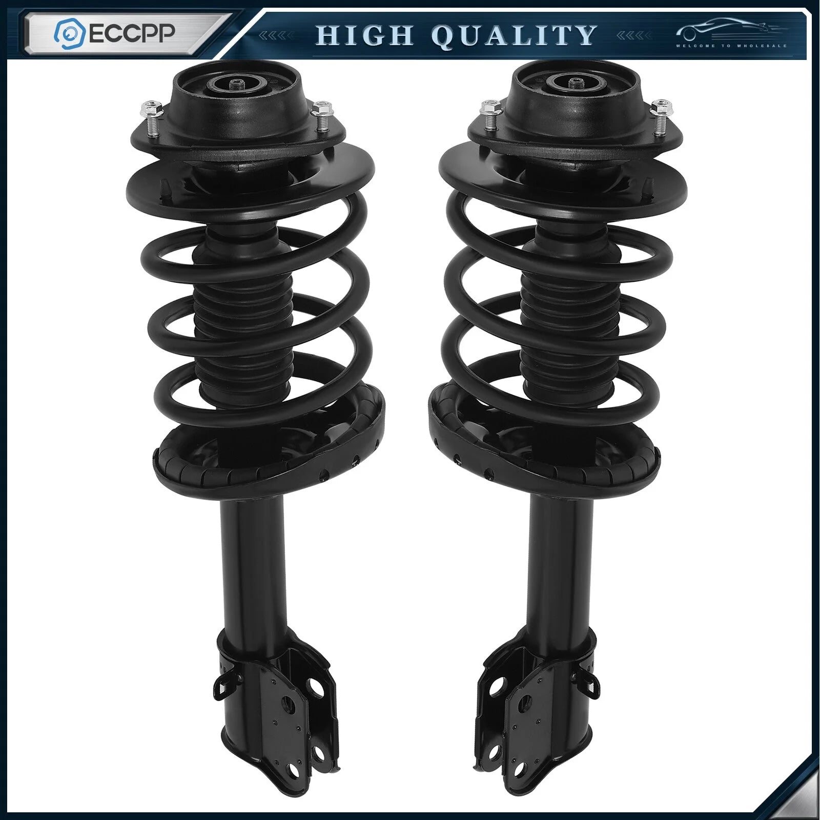 Fits Subaru Legacy 2010-2012 Front Complete Shocks / Struts Coil Spring & Mounts 6B93BC-57 [8]