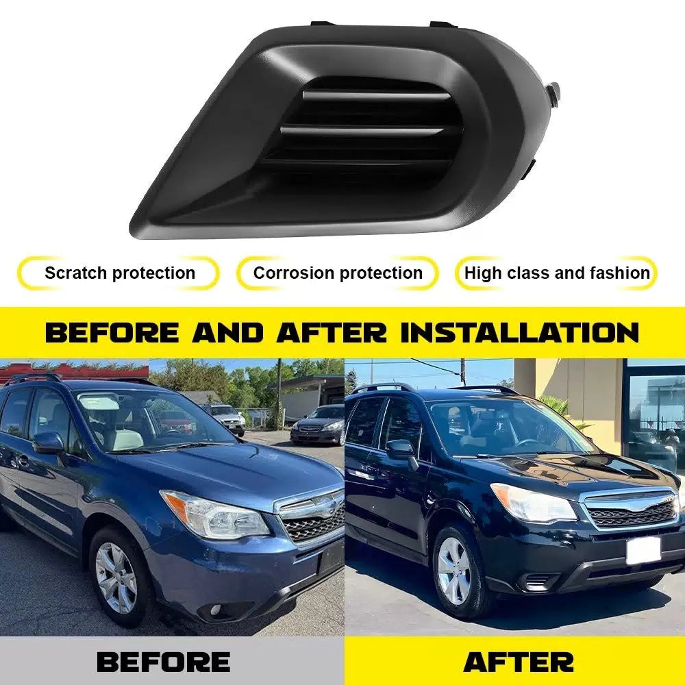 Fog Light Cover Front Passenger Side Black For 2014 2015 2016 Subaru Forester EA 6B93BC-57 [2]