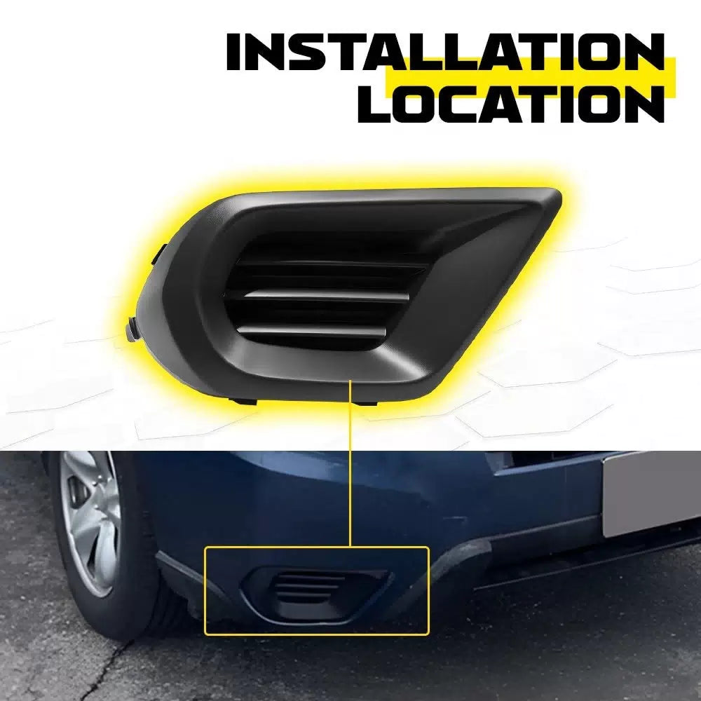 Fog Light Cover Front Passenger Side Black For 2014 2015 2016 Subaru Forester EA 6B93BC-57 [3]