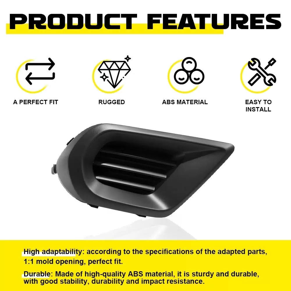 Fog Light Cover Front Passenger Side Black For 2014 2015 2016 Subaru Forester EA 6B93BC-57 [8]