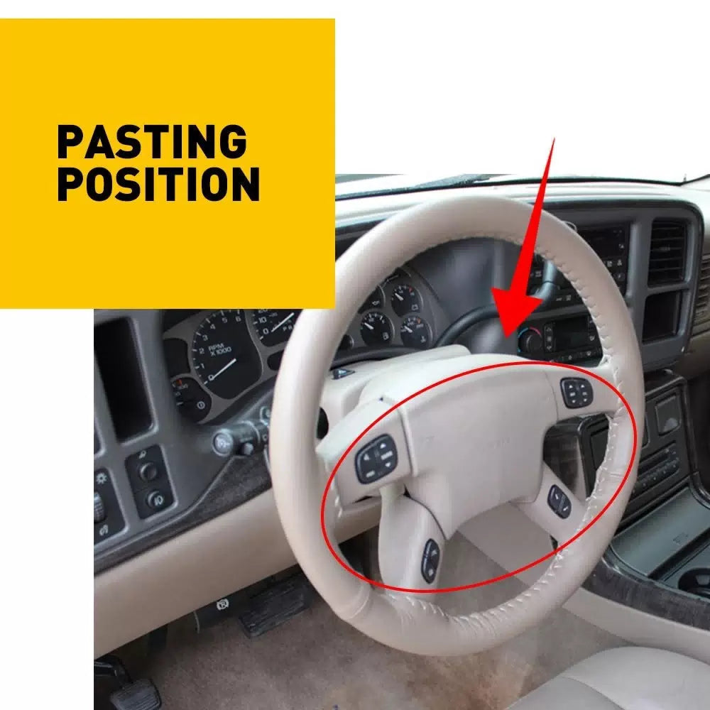 For 03-07 Chevrolet Gmc Steering Wheel Control Decals Button Stickers Repair EOA 6B93BC-57 [4]
