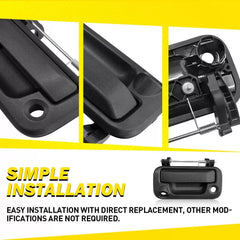 For 04-13 F-150 Tailgate Handle Liftgate Tail Gate Back Latch Handle FO1915112 A 6B93BC-57 [2]