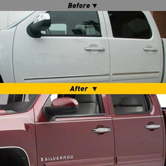 For 07-13 Chevy Silverado GMC Sierra 1500 3500 2500 CHROME 4Dr Handle Covers EOA 6B93BC-57 [4]