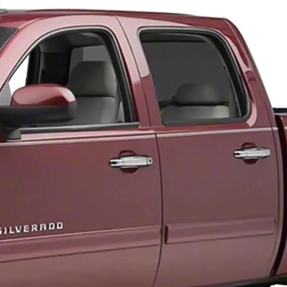 For 07-13 Chevy Silverado GMC Sierra 1500 3500 2500 CHROME 4Dr Handle Covers EOA 6B93BC-57 [6]