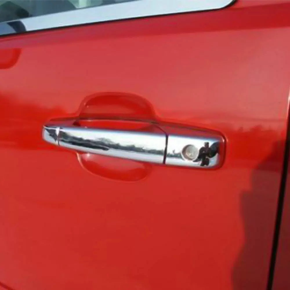 For 07-13 Chevy Silverado GMC Sierra 1500 3500 2500 CHROME 4Dr Handle Covers EOA 6B93BC-57 [7]