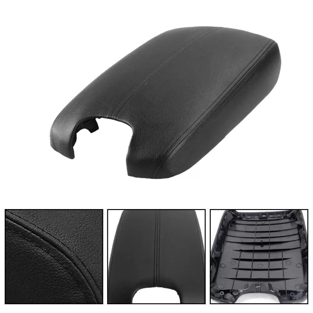 For 08-12 Honda Accord Leather Armrest Center Console Lid Cover w/ Base Black EA 6B93BC-57 [10]
