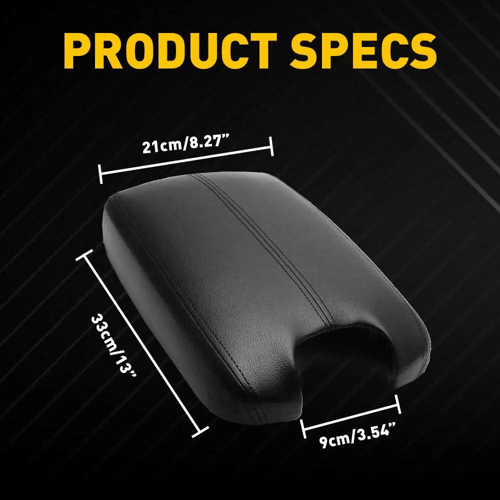 For 08-12 Honda Accord Leather Armrest Center Console Lid Cover w/ Base Black EA 6B93BC-57 [6]