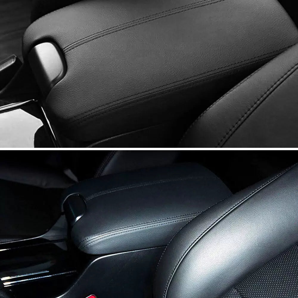 For 08-12 Honda Accord Leather Armrest Center Console Lid Cover w/ Base Black EA 6B93BC-57 [8]