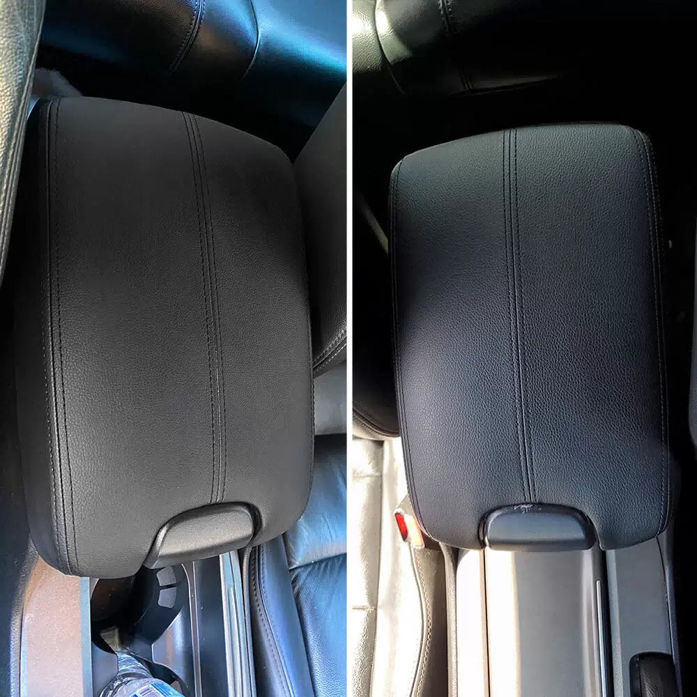 For 08-12 Honda Accord Leather Armrest Center Console Lid Cover w/ Base Black EA 6B93BC-57 [9]