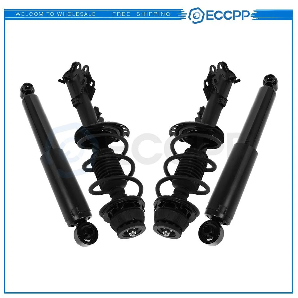 For 12-17 Kia Rio (2) Front Complete Struts & (2) Rear Shock Absorber Suspension KOEEP [1]