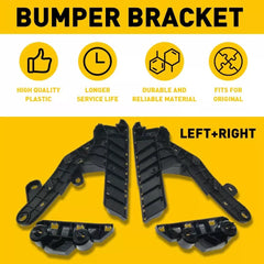 For 13-15 Nissan Altima Sedan Front Bumper Cover Support Mounting Kit Bracket 4X 6B93BC-57 [3]